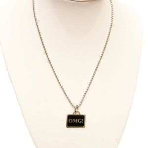 OMG! Text Message Pendant Necklace
